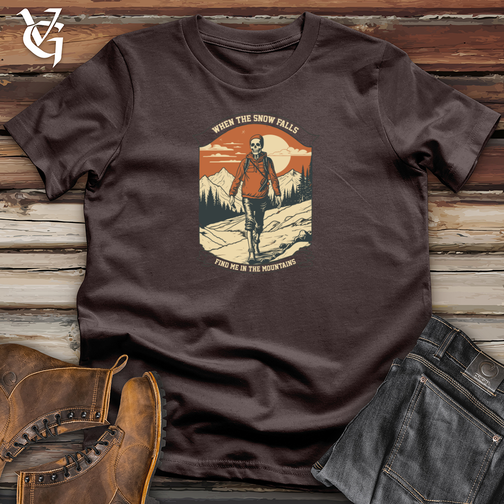 Viking Goods Vintage Snowstrider 02 Softstyle Tee Dark Chocolate / L