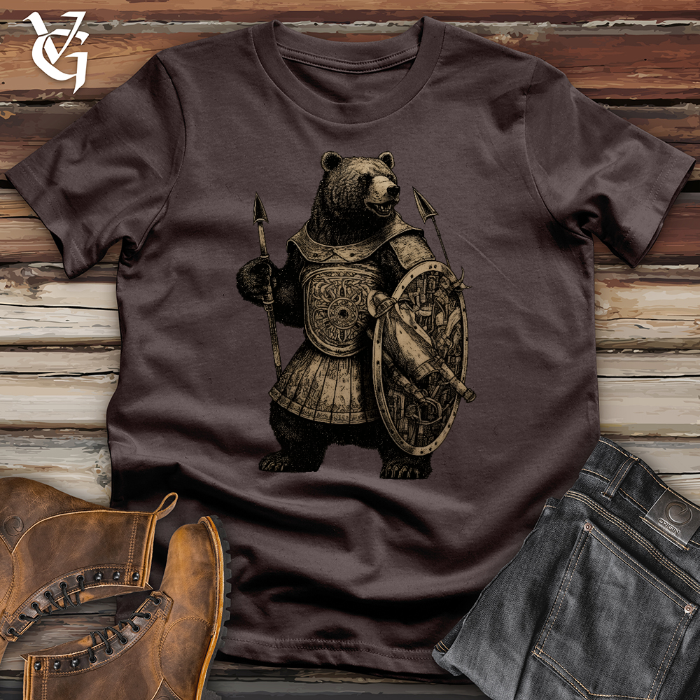 Viking Goods Warrior Bear Softstyle Tee Dark Chocolate / L