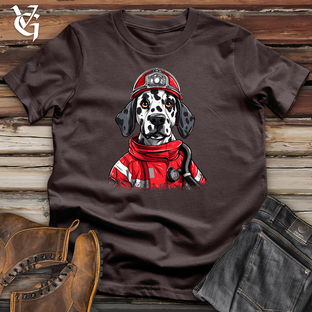 Viking Goods Dalmatian Fire Rescue Softstyle Tee Dark Chocolate / XS