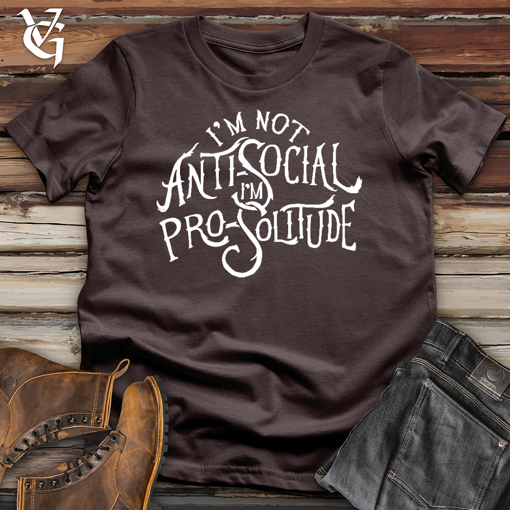 Viking Goods I'm Not Antisocial Softstyle Tee Dark Chocolate / XS