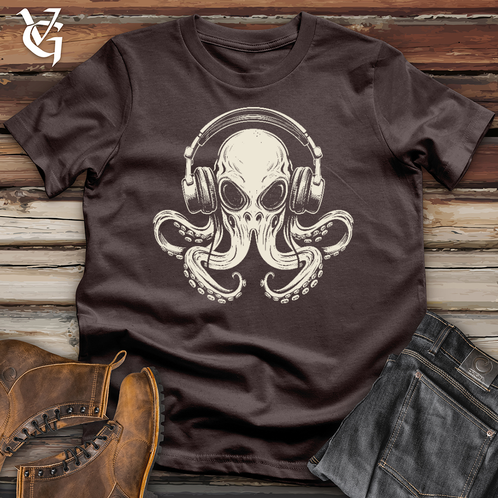 Viking Goods Octopus Jammin Softstyle Tee Dark Chocolate / XS