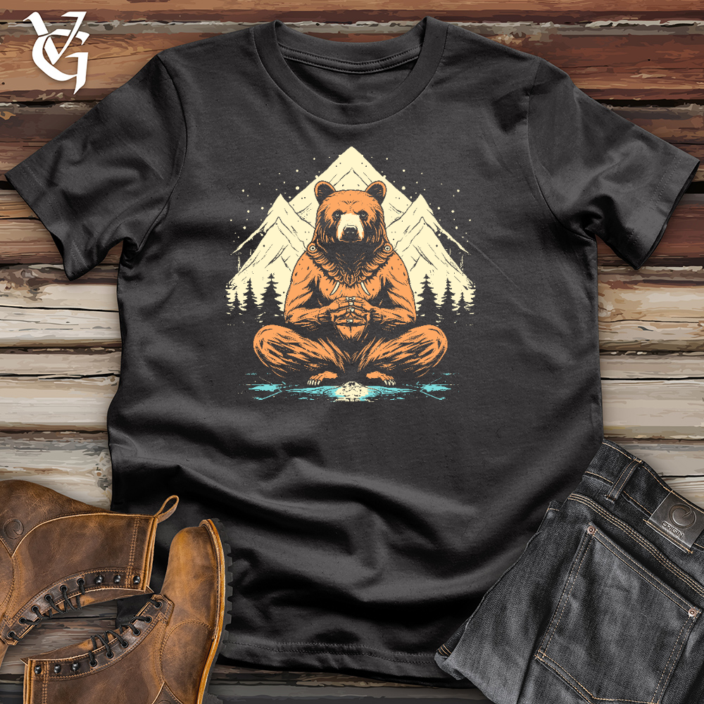 Viking Goods A Bears in Mountain Pose Cotton Tee Dark Grey / L