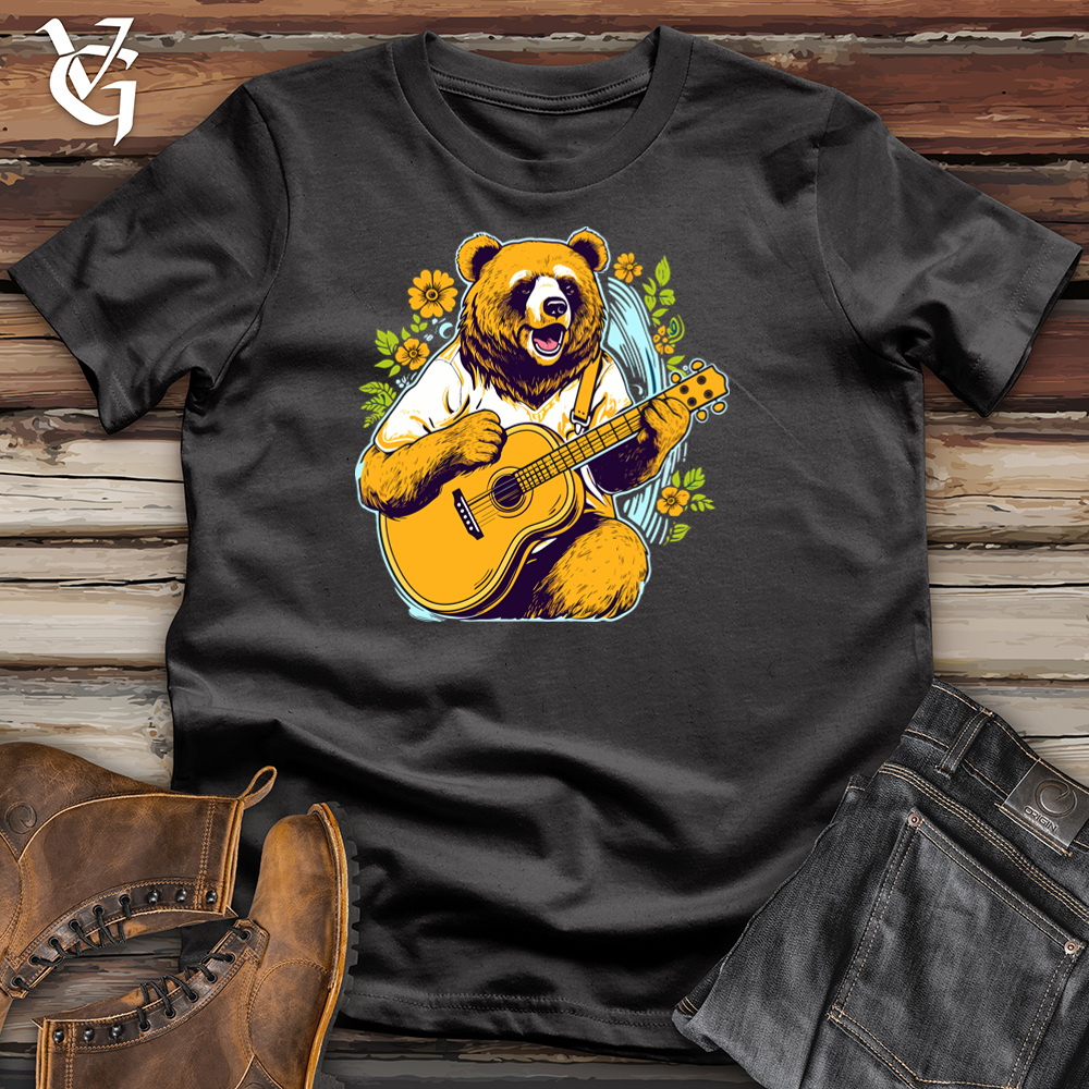 Viking Goods Aloha Strummer Bear Cotton Tee Dark Grey / L