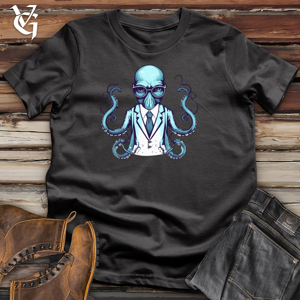 Viking Goods Analytical Octopus Cotton Tee Dark Grey / L