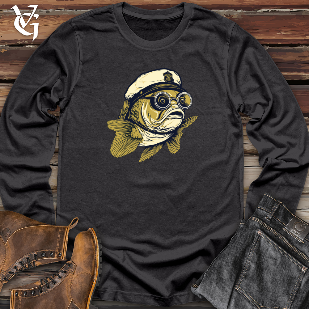 Viking Goods Aviator Fish Expedition Long Sleeve Dark Grey / L