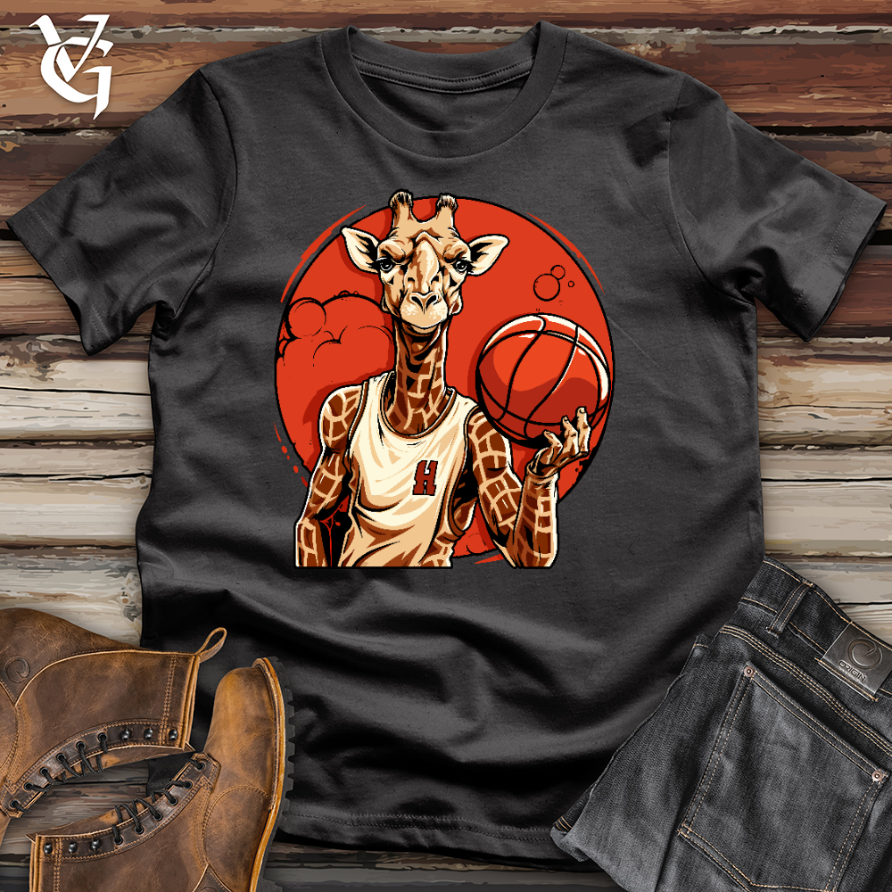 Viking Goods Balling Giraffe Cotton Tee Dark Grey / L