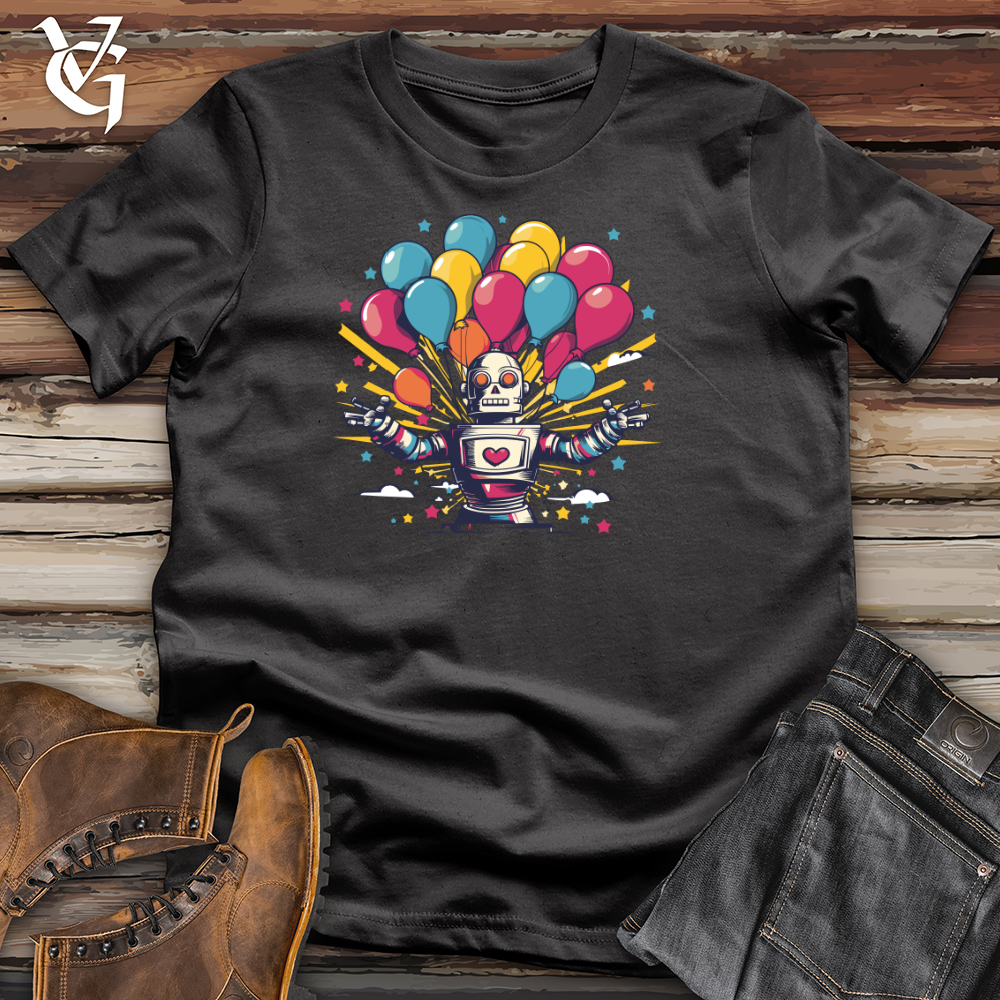 Viking Goods Balloons and Bots Cotton Tee Dark Grey / L