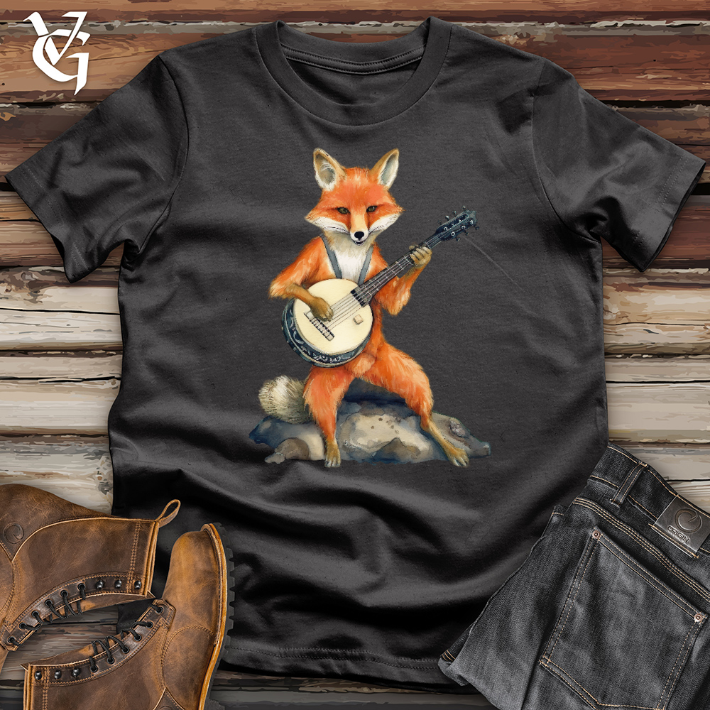 Viking Goods Banjo Fox Cotton Tee Dark Grey / L