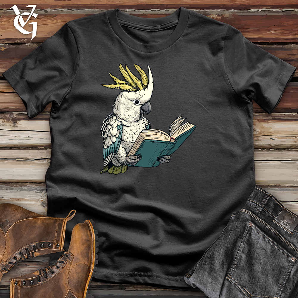 Viking Goods Cockatoo Bookworm Worm Cotton Tee Black / L