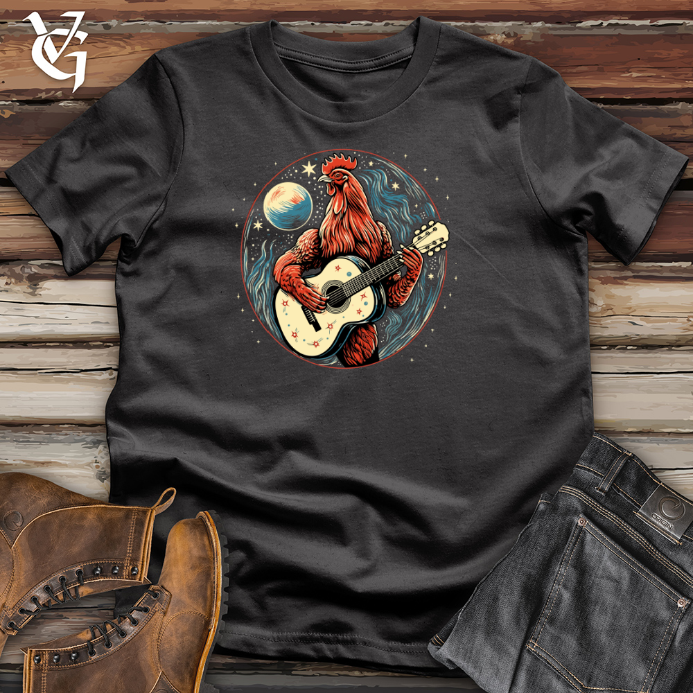 Viking Goods Cosmic Guitar Chicken Strum Cotton Tee Black / L