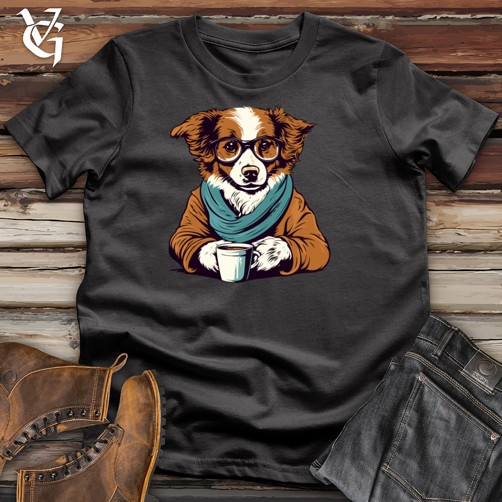 Viking Goods Cozy Sweater Corgi Cotton Tee Dark Grey / L