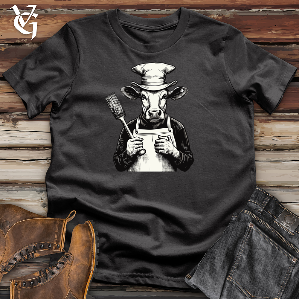 Viking Goods Culinary Cow Mastery Cotton Tee Dark Grey / L