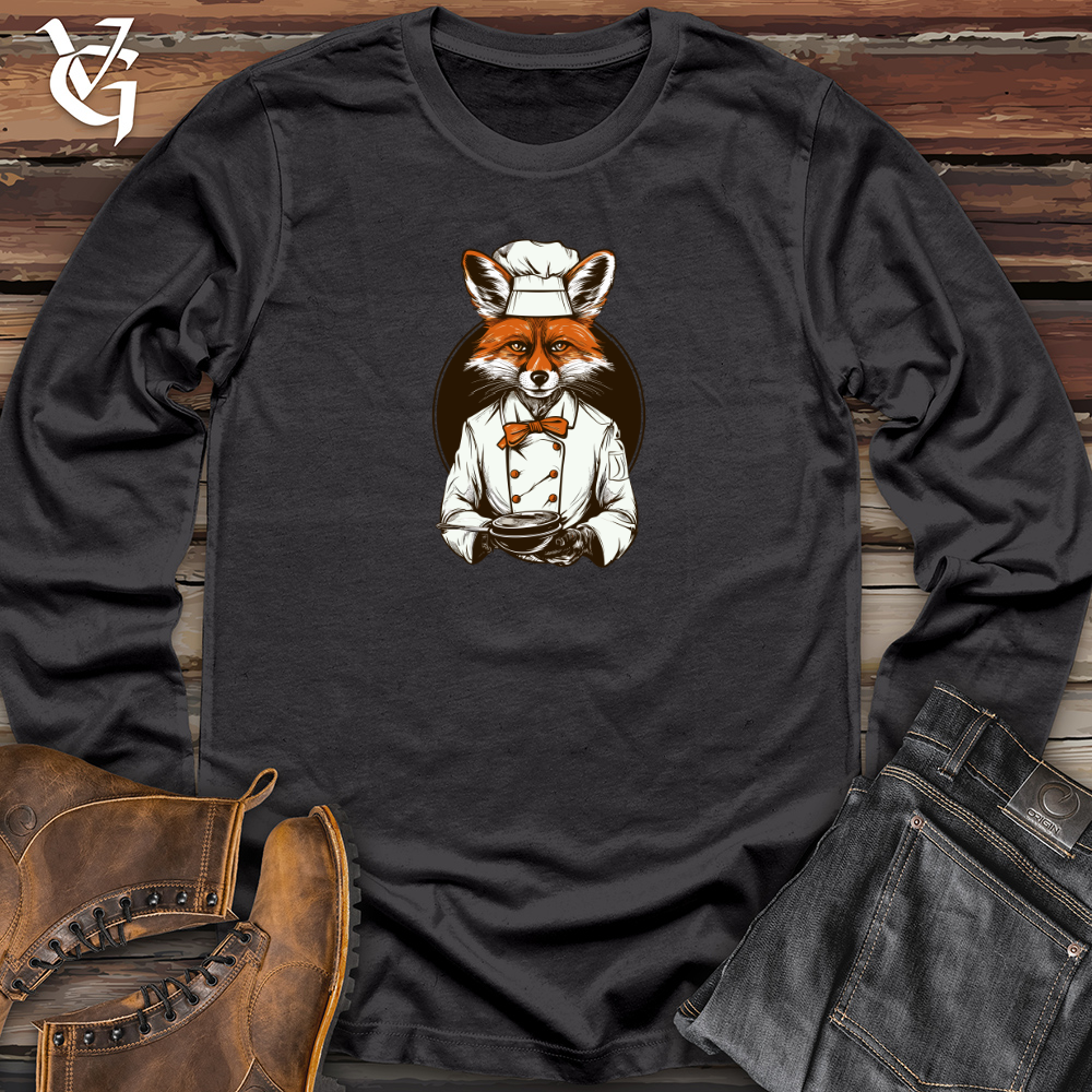 Viking Goods Culinary Fox Trot Long Sleeve Dark Grey / L