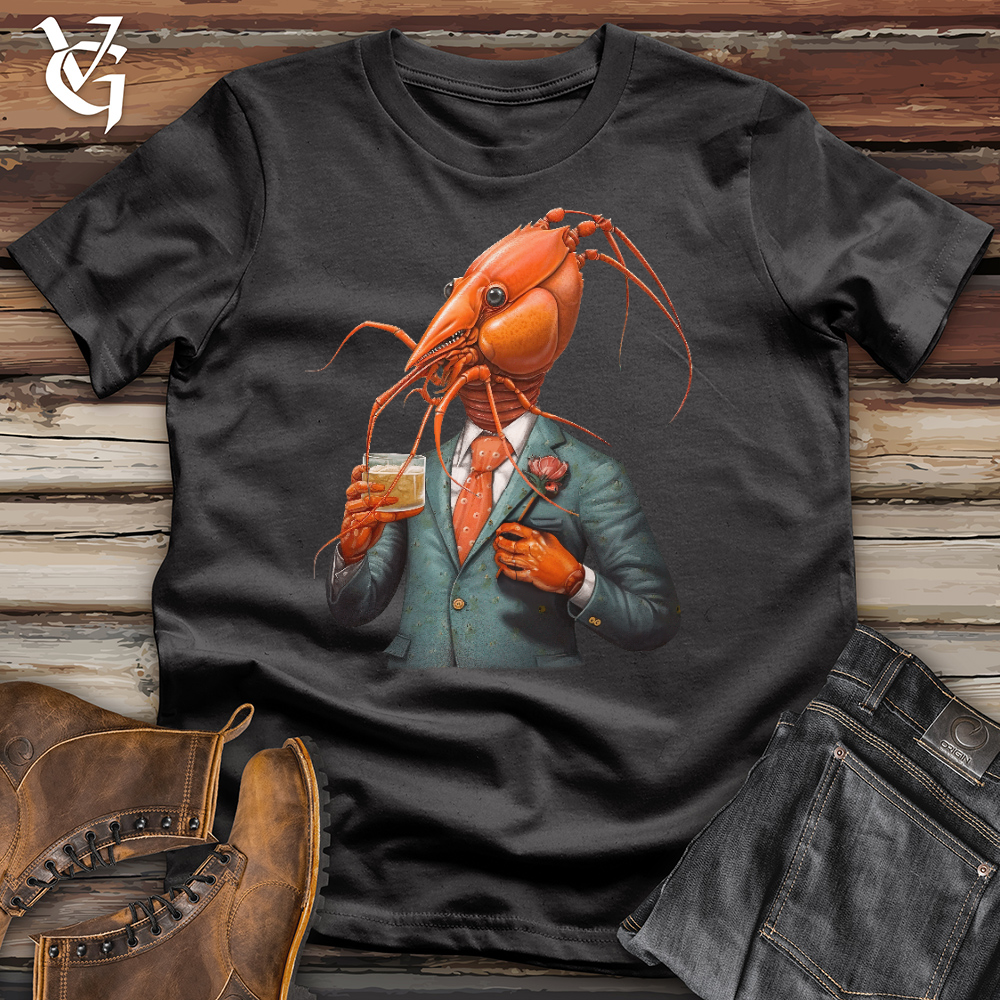 Viking Goods Dapper Shrimp Cotton Tee Dark Grey / L