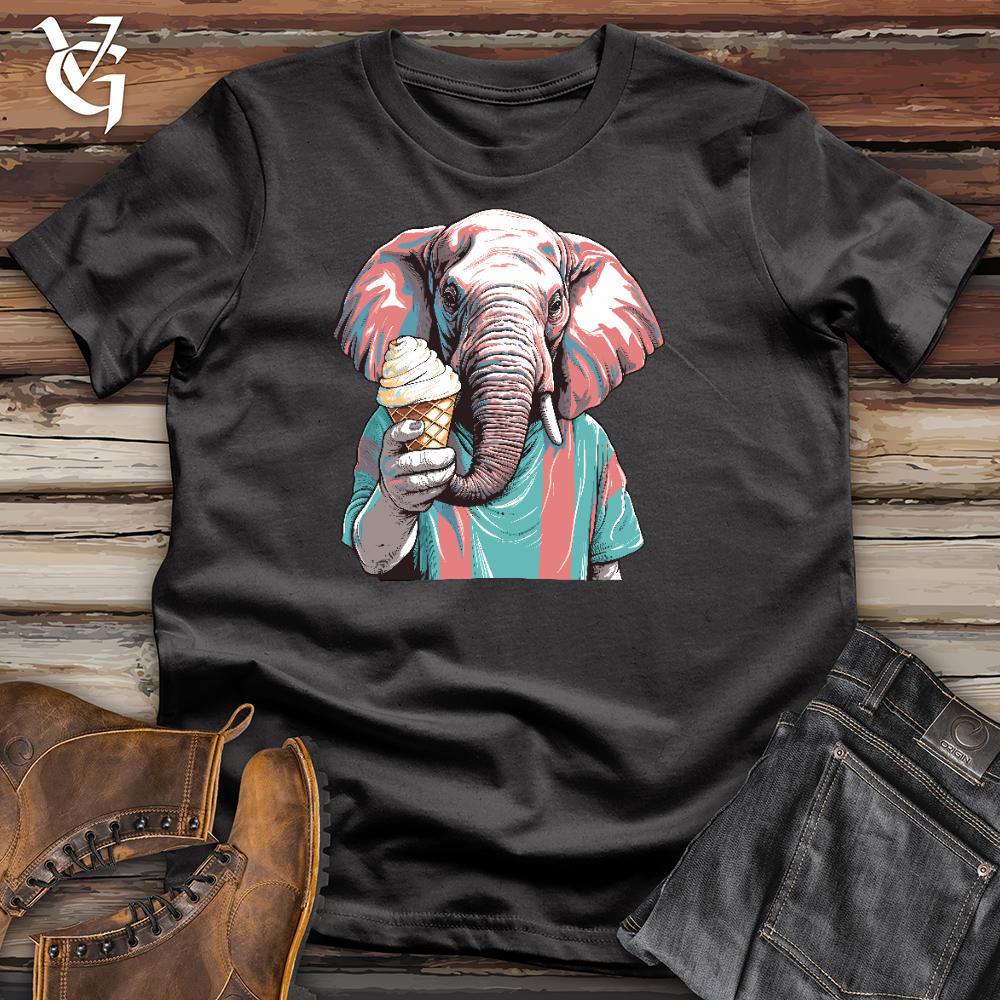 Viking Goods Elephant Sweet Delight Cotton Tee Dark Grey / L