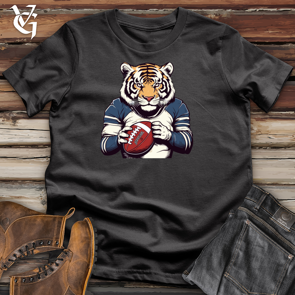 Viking Goods Fierce Feline Cotton Tee Dark Grey / L