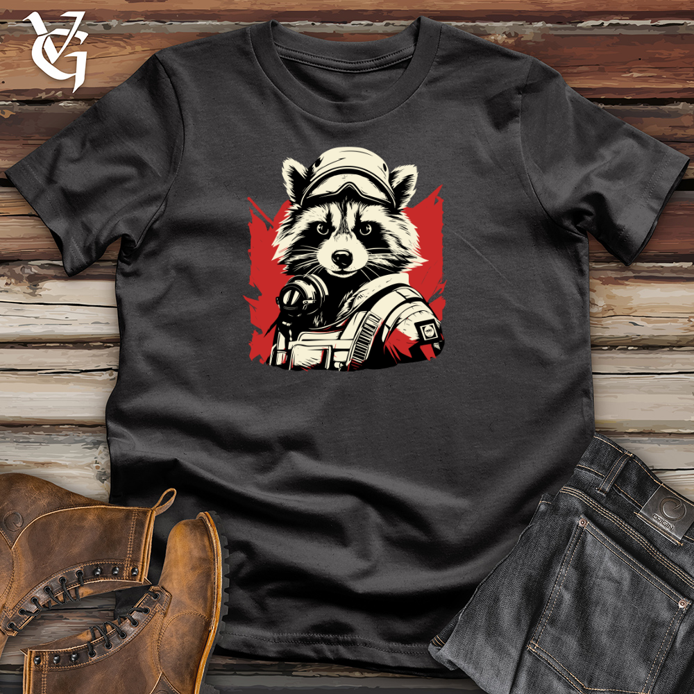 Viking Goods First Responder Raccoon Alert Cotton Tee Black / L