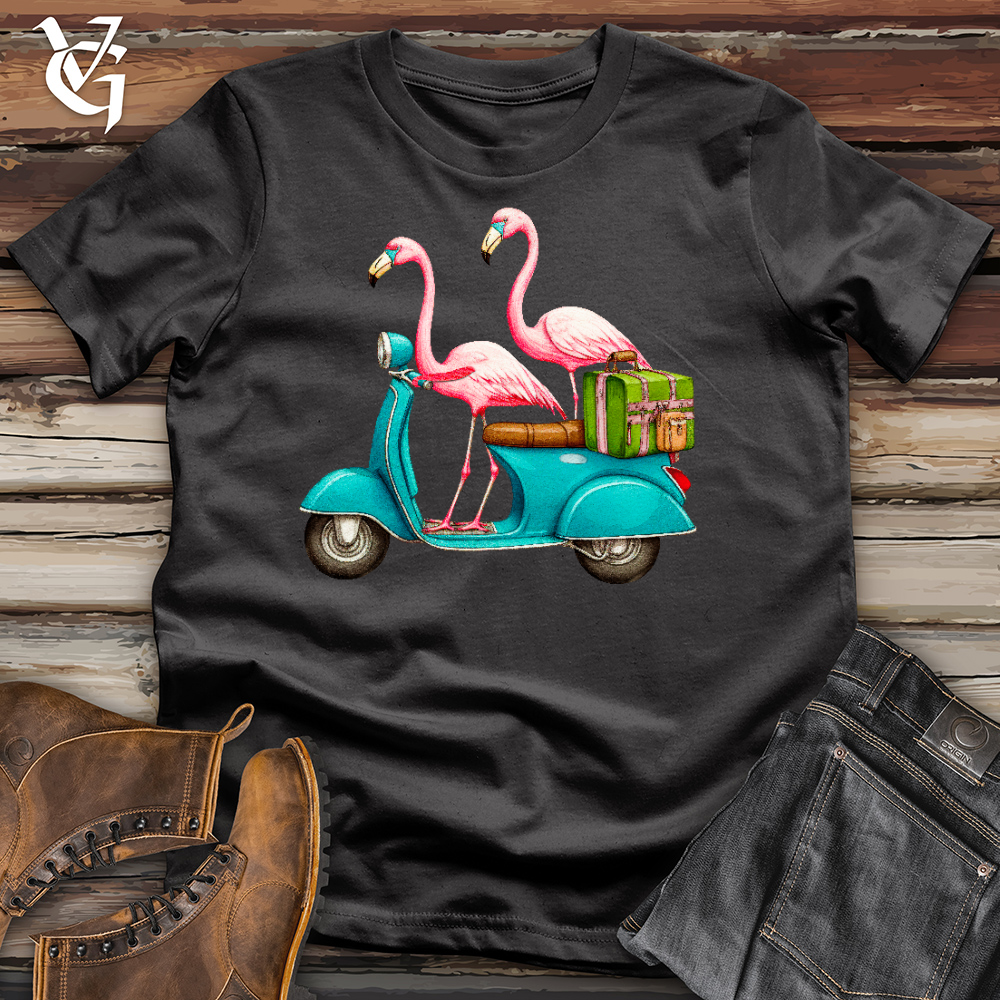 Viking Goods Flamingo Scoot Cotton Tee Dark Grey / L