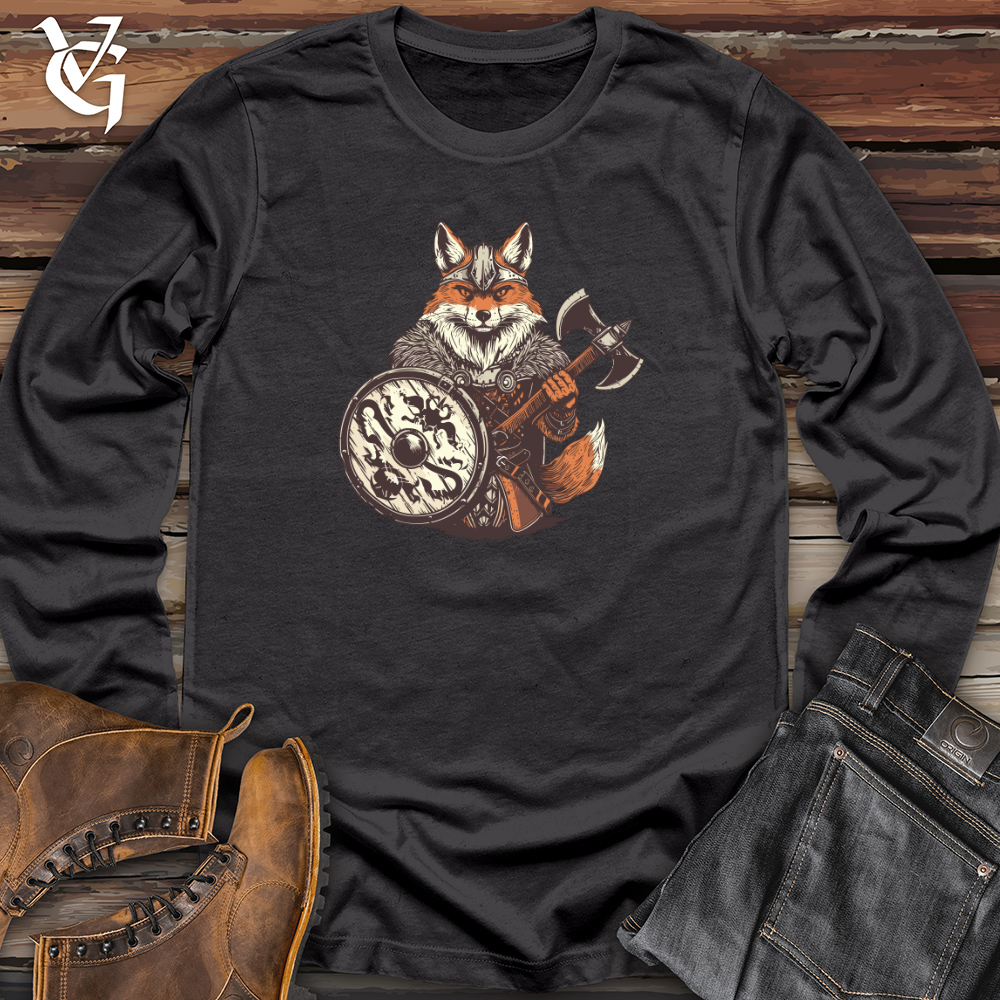 Viking Goods Fox Viking Courage Long Sleeve Dark Grey / L