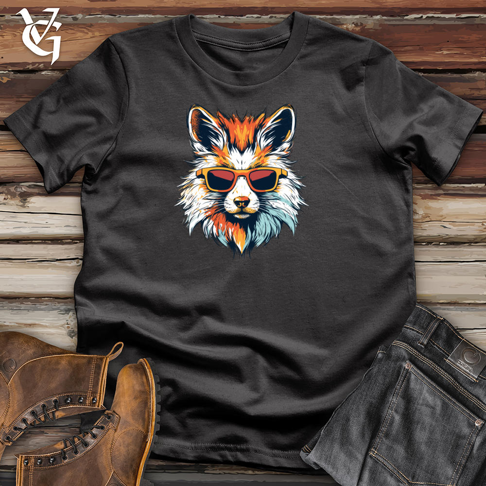 Viking Goods Foxy Frenzy Cotton Tee Dark Grey / L