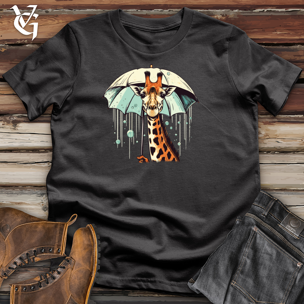 Viking Goods Giraffe Sky-High Rain Shelter Serenity Cotton Tee Black / L