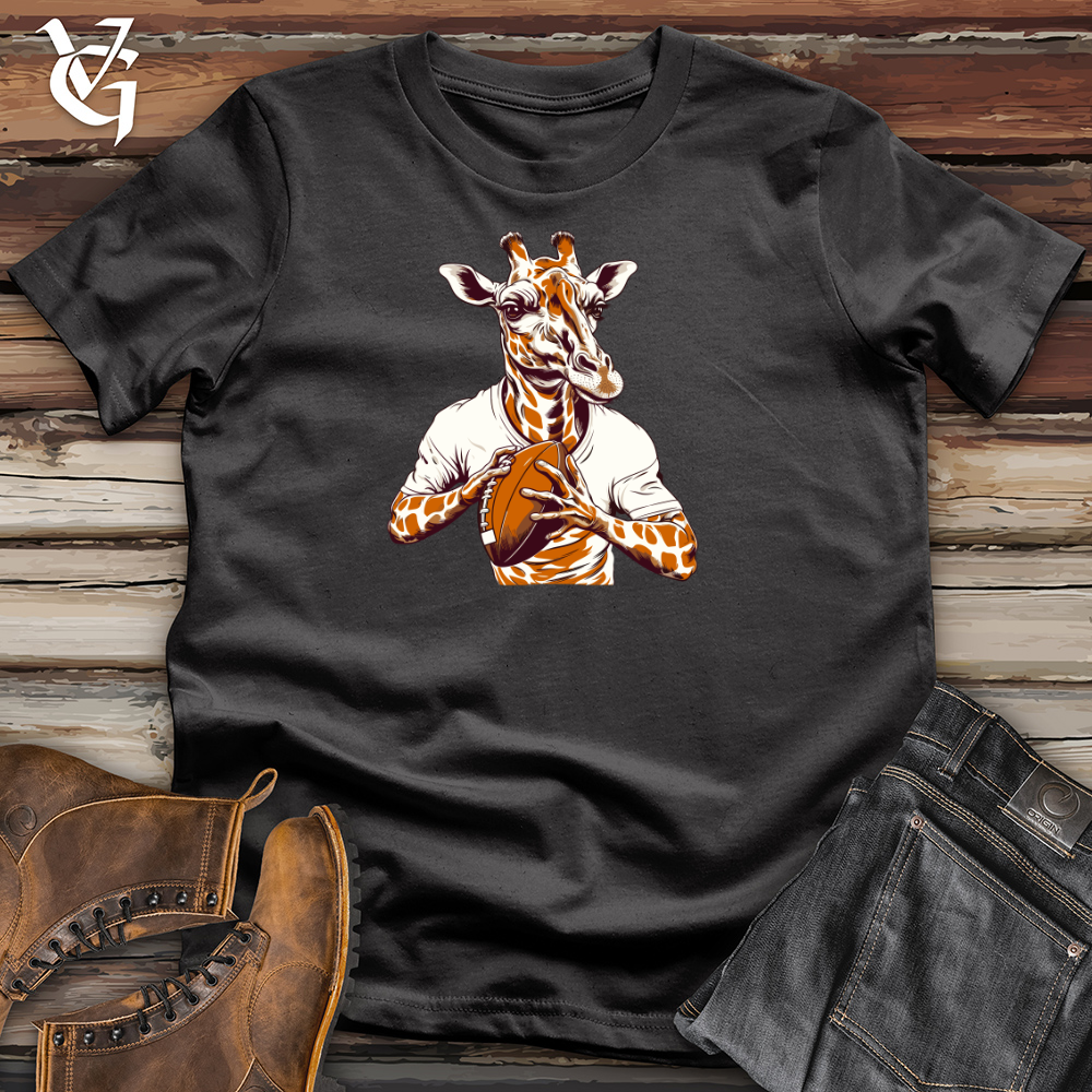 Viking Goods Gridiron Giraffe Cotton Tee Dark Grey / L