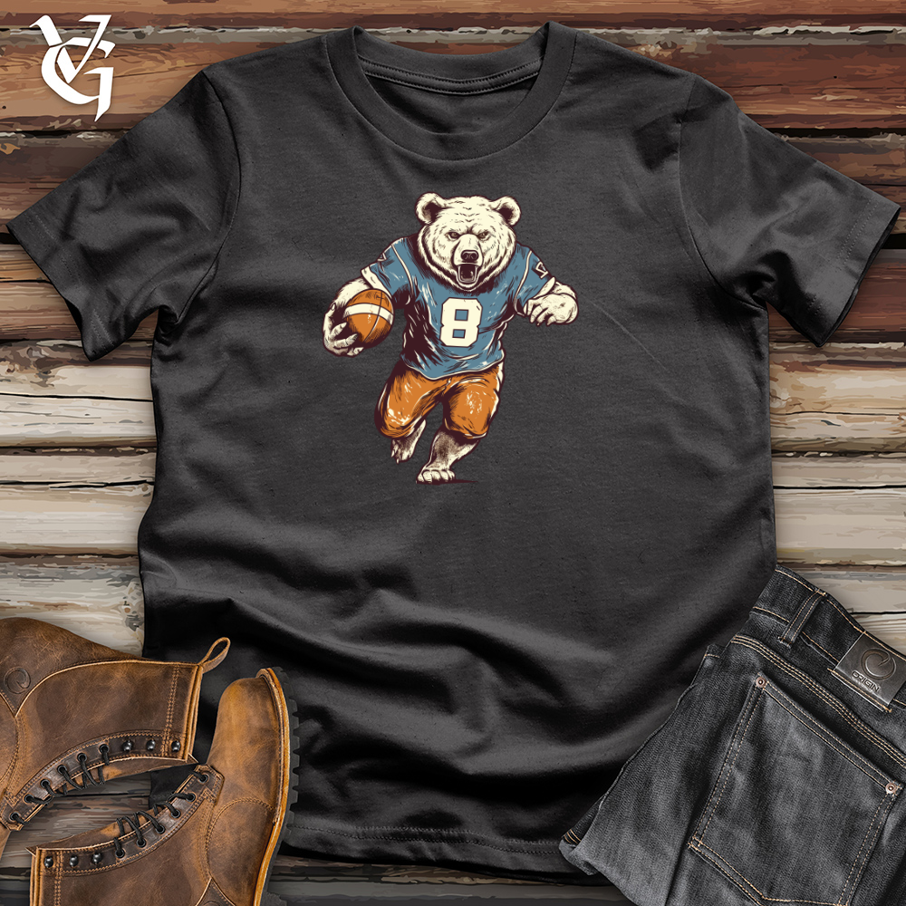 Viking Goods Gridiron Grizzly Cotton Tee Dark Grey / L