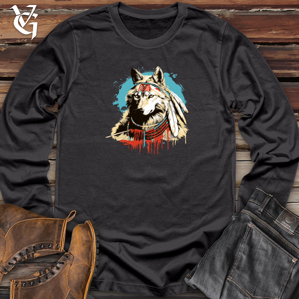 Viking Goods Inky Howl Long Sleeve Dark Grey / L