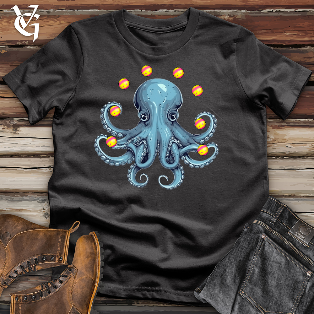 Viking Goods Juggling Octopus Cotton Tee Dark Grey / L