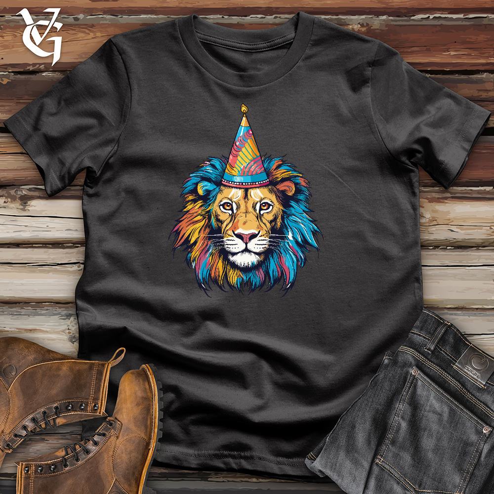 Viking Goods Lion Birthday Cotton Tee Dark Grey / L