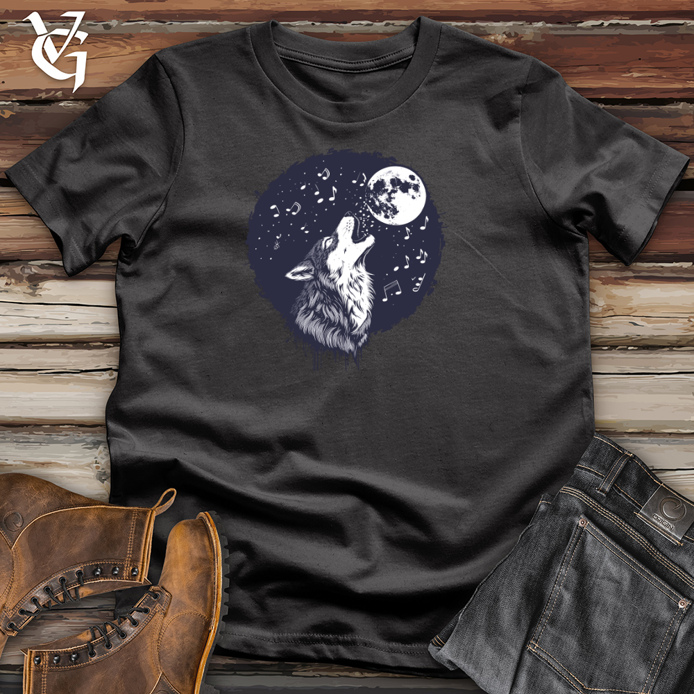 Viking Goods Lunar Wolf Ballad Cotton Tee Black / L