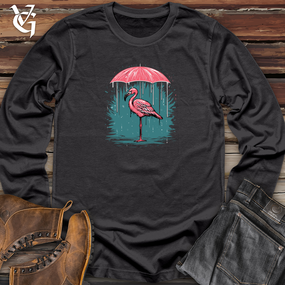 Viking Goods Majestic Rainfall Flamingo Long Sleeve Dark Grey / L