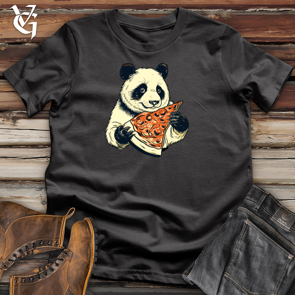 Viking Goods Panda Pizzamania Cotton Tee Dark Grey / L