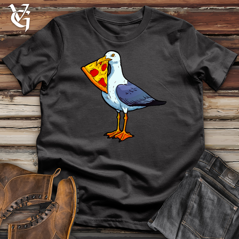Viking Goods Pigeon Pizza Cotton Tee Dark Grey / L