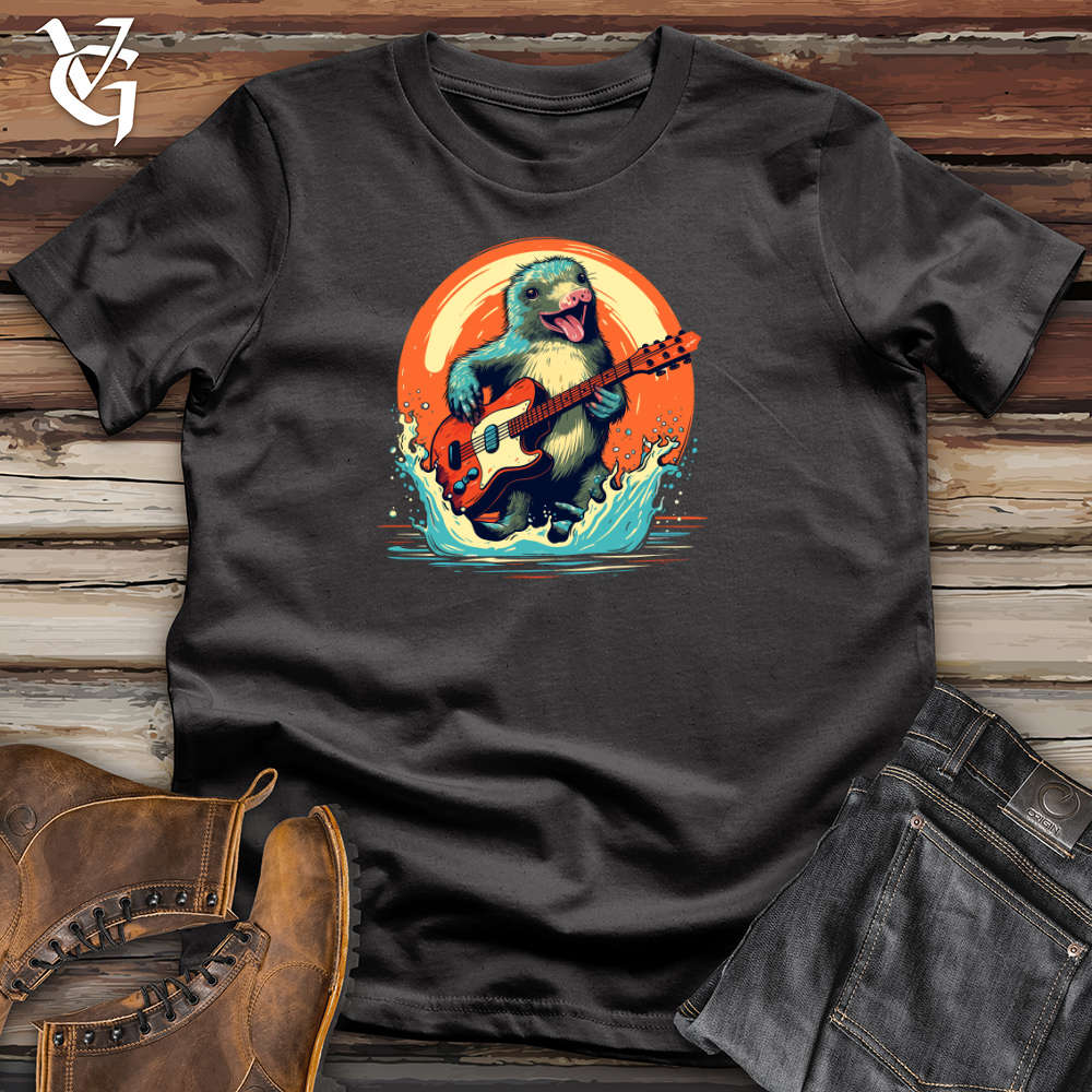 Viking Goods Platypus Aquatic Guitar Cotton Tee Dark Grey / L