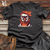 Viking Goods Red Hair Hipster Chicken Cotton Tee Dark Grey / L