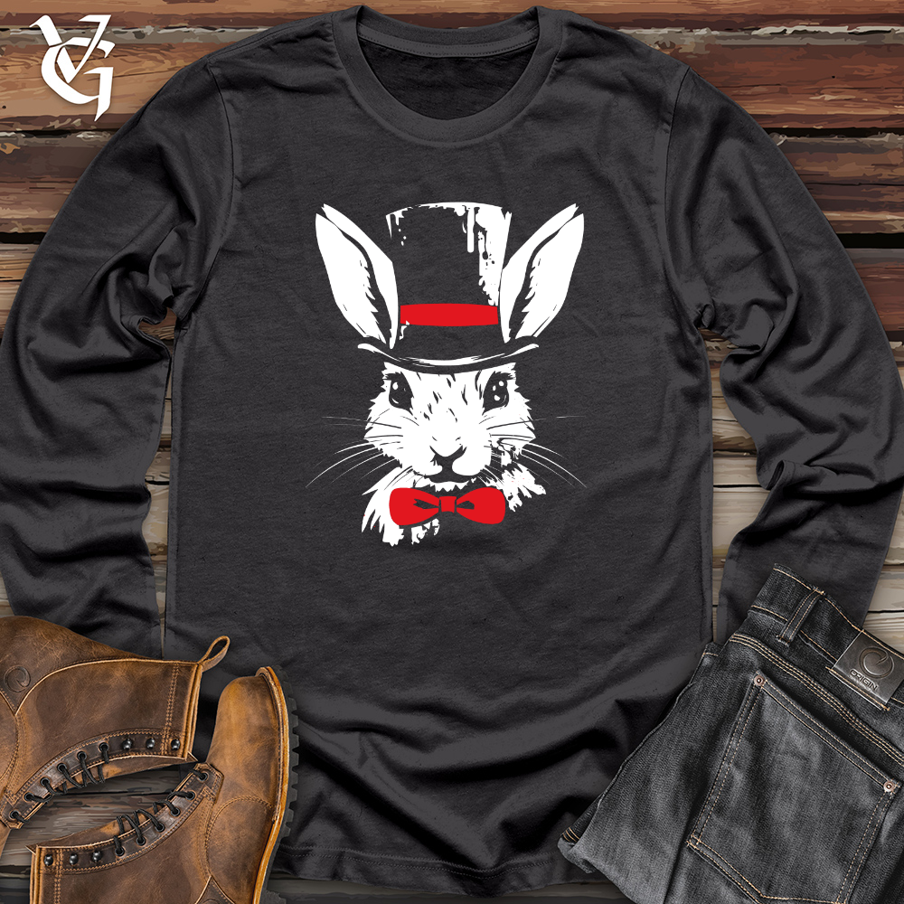 Viking Goods Retro Hare Elegance Long Sleeve Dark Grey / L
