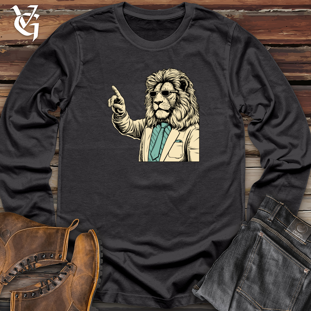 Viking Goods Roaring Classroom Wisdom Long Sleeve Dark Grey / L