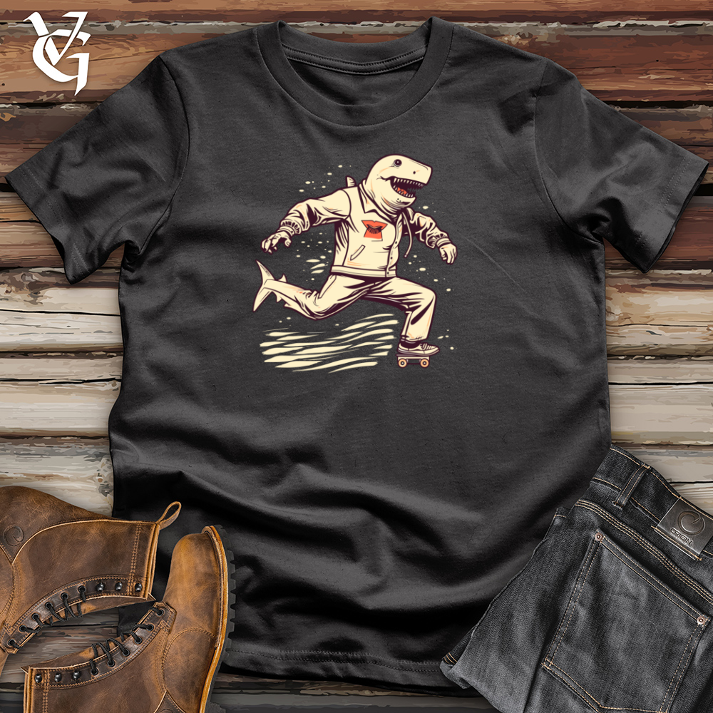 Viking Goods Roller Shark Revival Cotton Tee Dark Grey / L