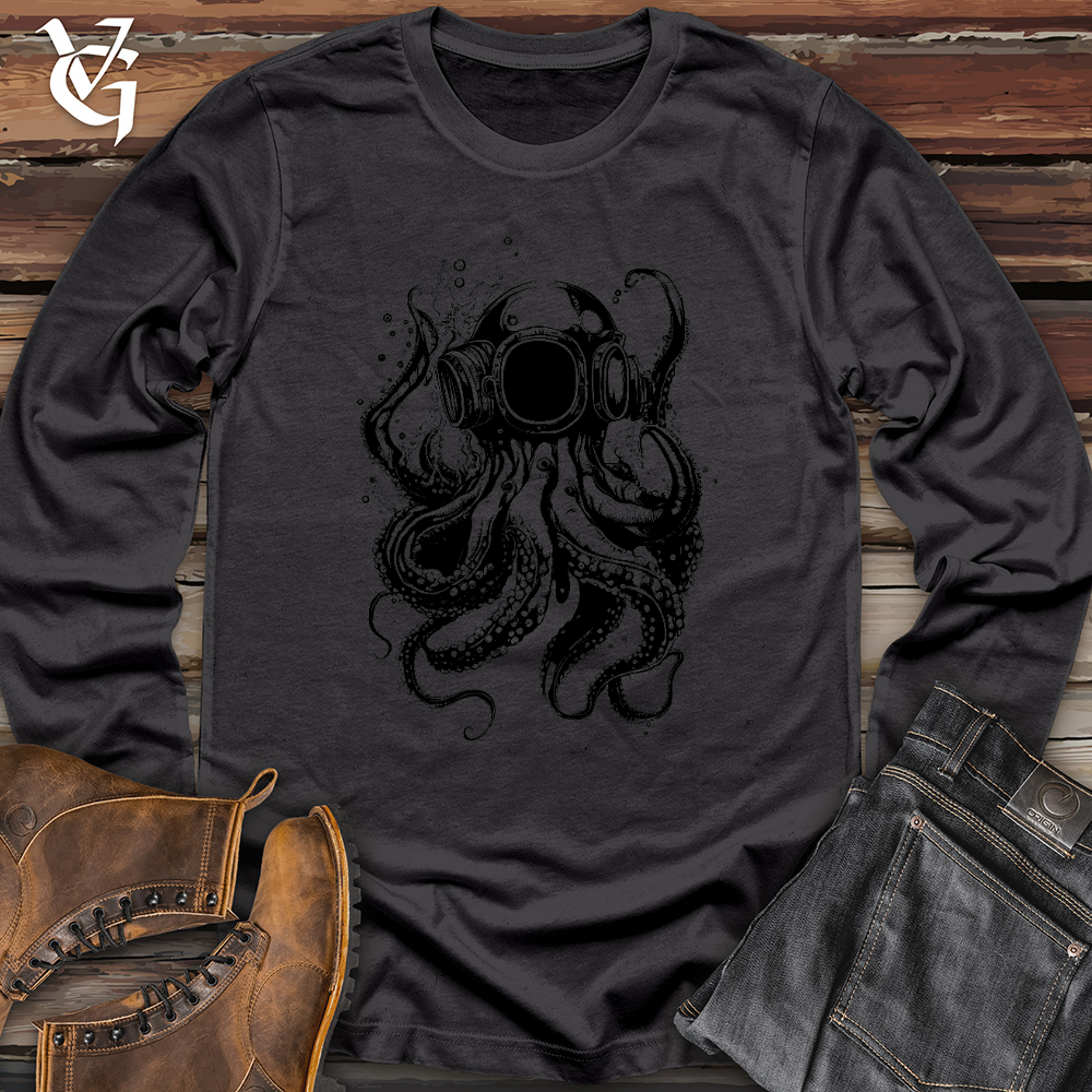 Viking Goods Scuba Octopus Long Sleeve Dark Grey / L