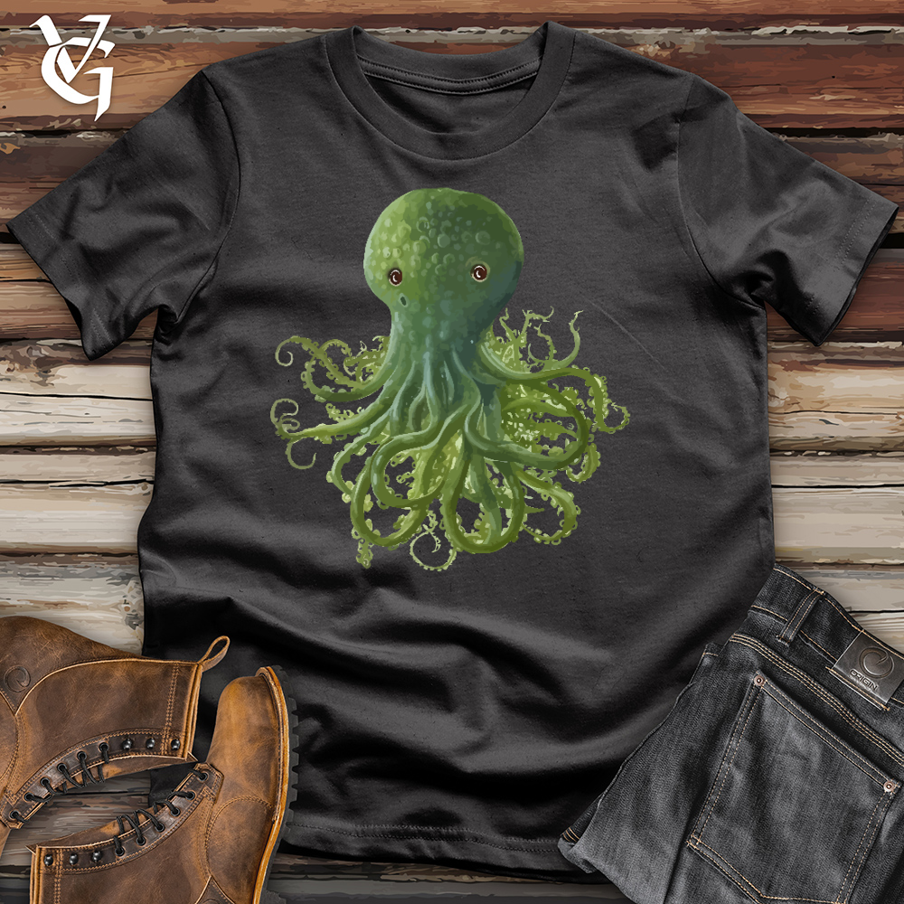 Viking Goods Seaweed Octopus Cotton Tee Dark Grey / L
