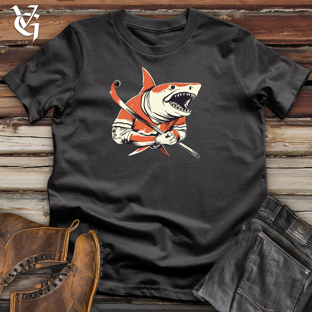 Viking Goods Sharkblade Slapshot Cotton Tee Dark Grey / L