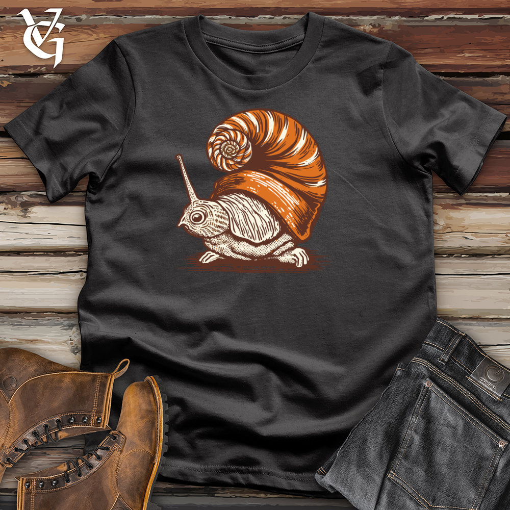 Viking Goods Snail Shell Elegance Cotton Tee Black / L