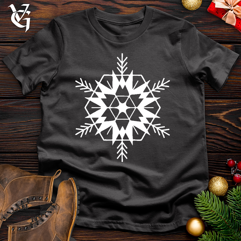 Viking Goods Snowflake Sign Cotton Tee Dark Grey / L