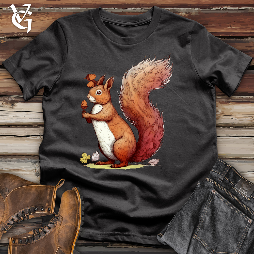 Viking Goods Squirrel Nuts Cotton Tee Dark Grey / L