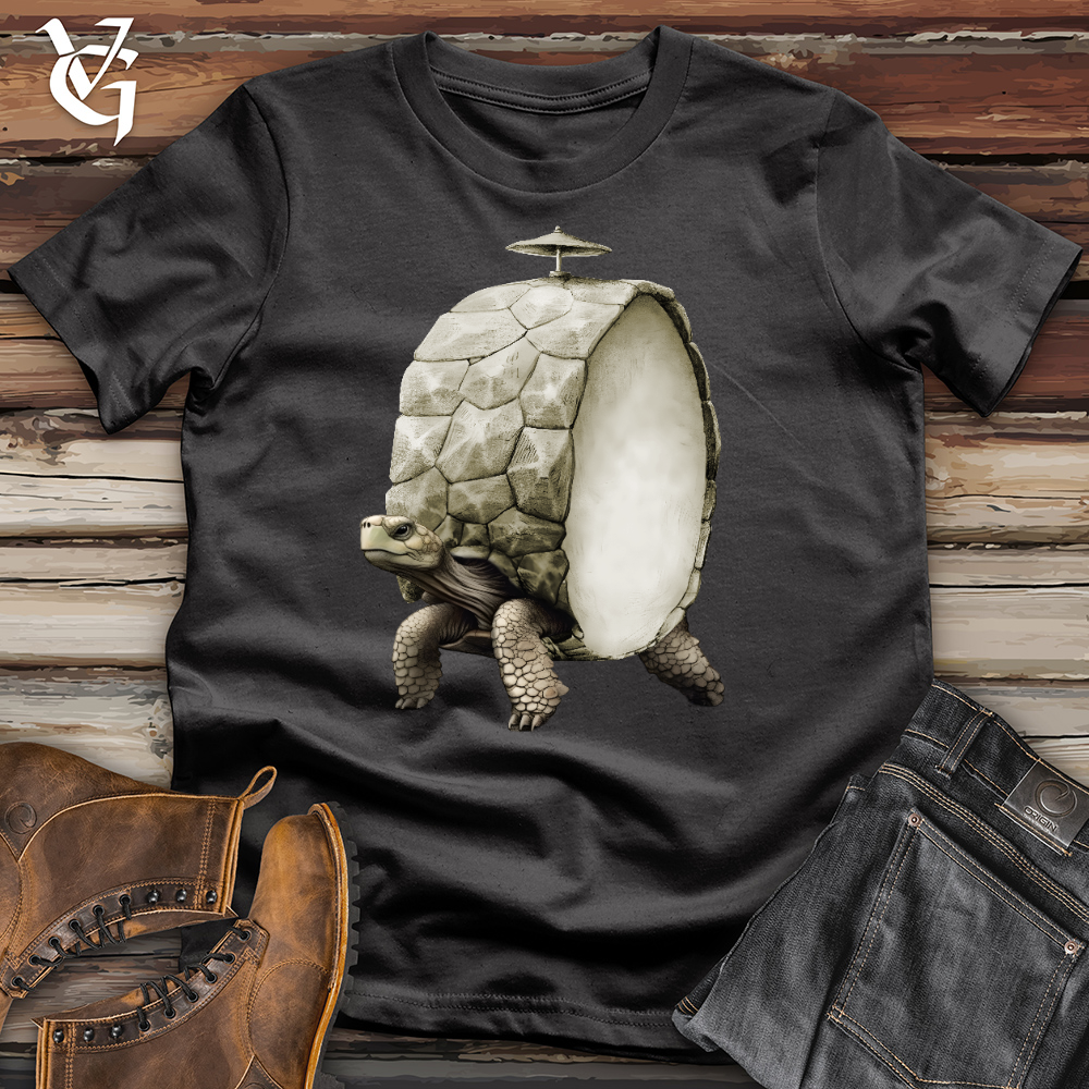 Viking Goods Turtle Drum Cotton Tee Dark Grey / L