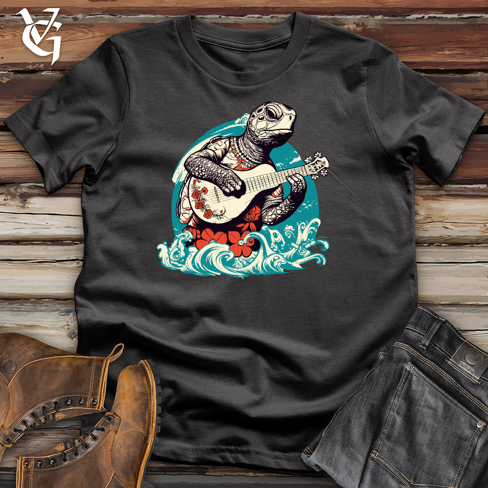Viking Goods Turtle Guitarist Cotton Tee Dark Grey / L