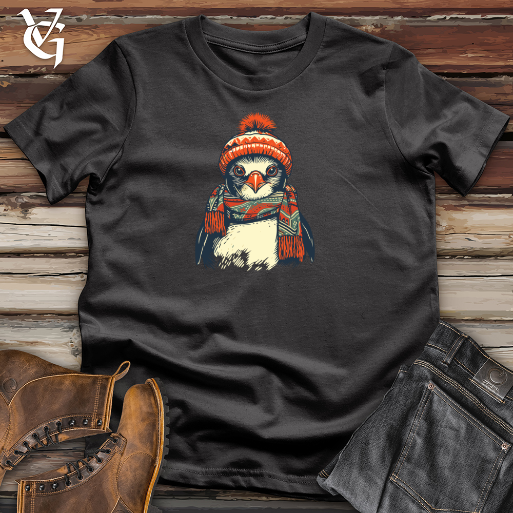 Viking Goods Vintage Frosty Penguin Cotton Tee Dark Grey / L