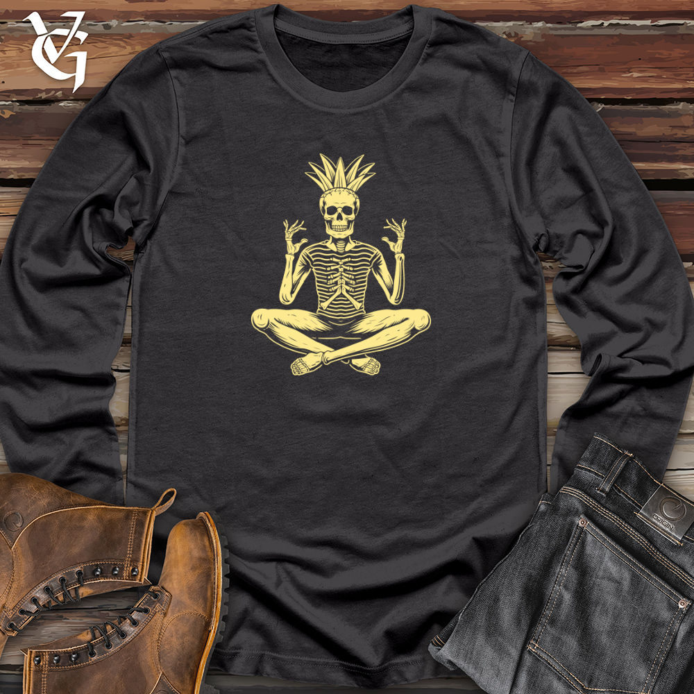 Viking Goods Vintage Pineapple Bliss Long Sleeve Dark Grey / L