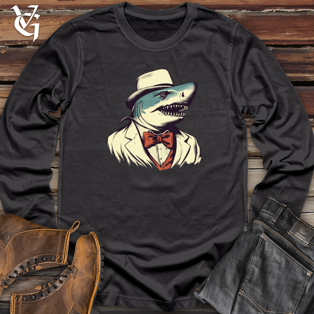 Viking Goods Vintage Sharkster Long Sleeve Dark Grey / L